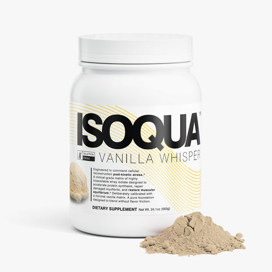 ISOQUA™ (VANILLA WHISPER) - 100% Whey Protein Isolate