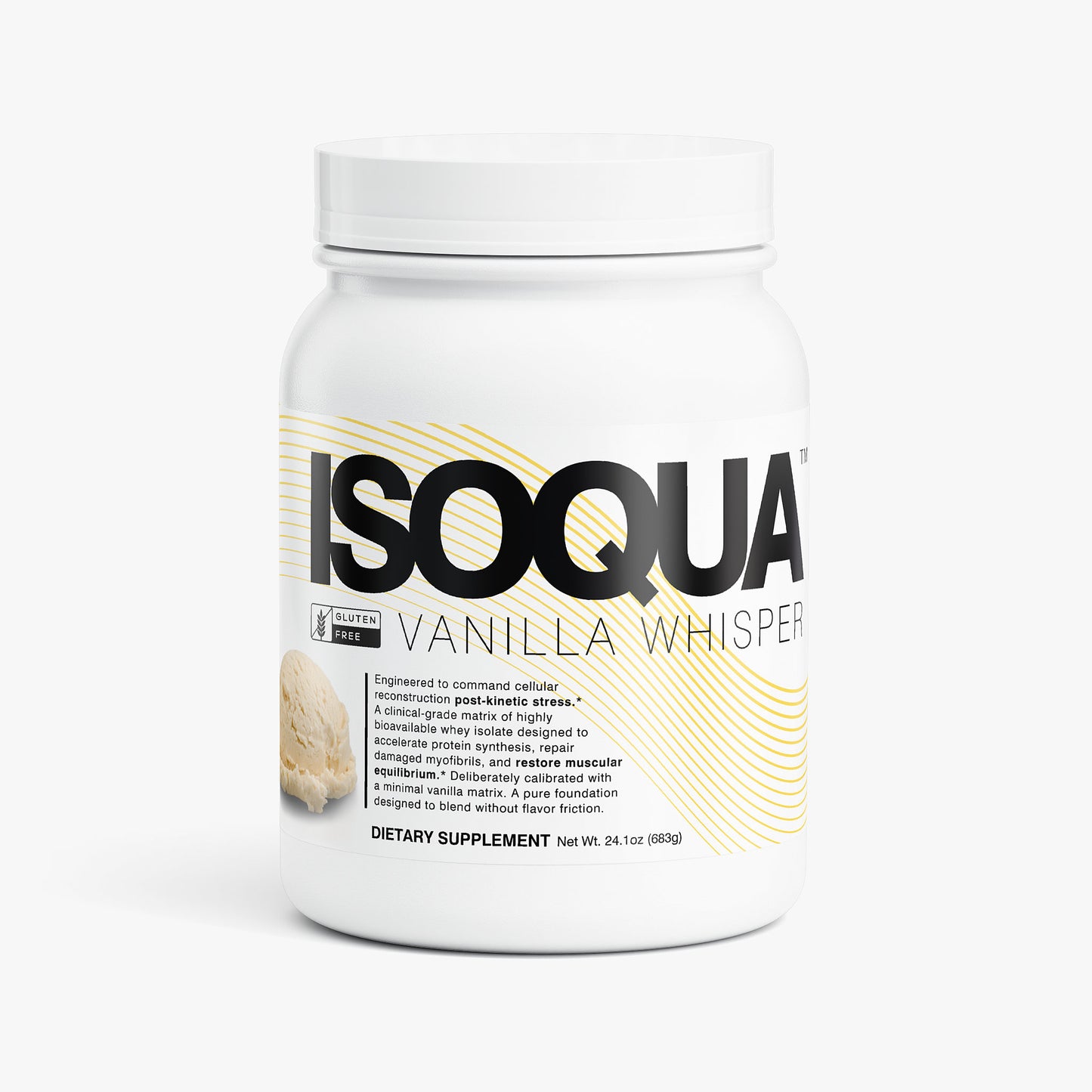 ISOQUA™ (VANILLA WHISPER) - 100% Whey Protein Isolate